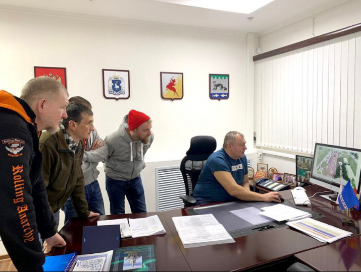 Представители регионального отделения Русского географического общества в ЯНАО встретились с Главой Красноселькупского района Ю. В. Фишером