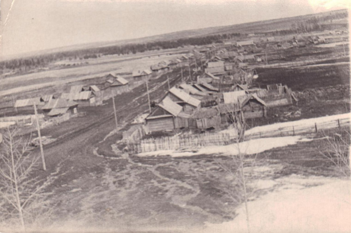 Село Новоалександровка в 1960-е гг.