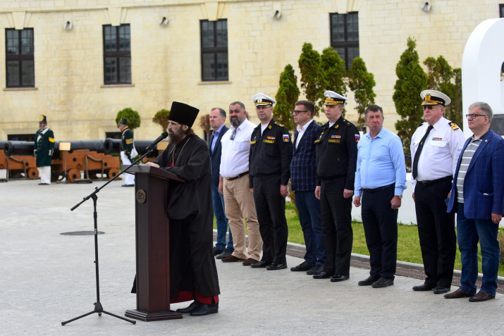 Приветственные слова гостям мероприятия, протоиерей Отец Георгий Поляков. Фото: Юрий Югансон