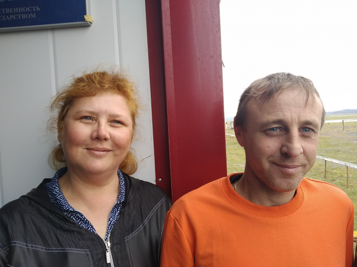 Полярные романтики Александра и Сергей. Фото А. Обоимова Полярные романтики Александра и Сергей. Фото А. Обоимова