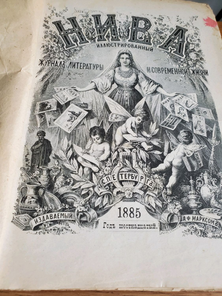 Журнал "Нива". 1885 г. Электронный ресурс