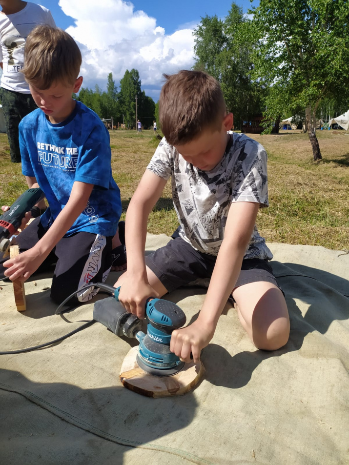 Столярная мастерская. Фото Красноярского краевого отделения РГО