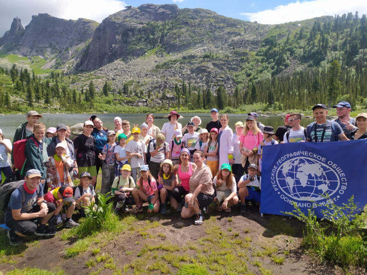 Туристическое мероприятие в Ергаках. Фото Красноярского краевого отделения РГО
