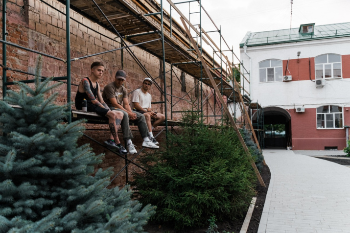 Географфити украсит стену старейшего учебного заведения Краснодара. Фото: пресс-служба  Alias Group