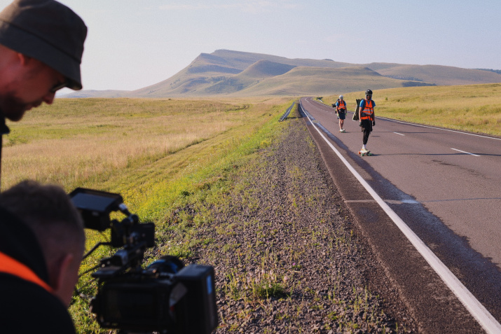 Участники проекта на юге Красноярского края. Автор фото Семён Алексеев