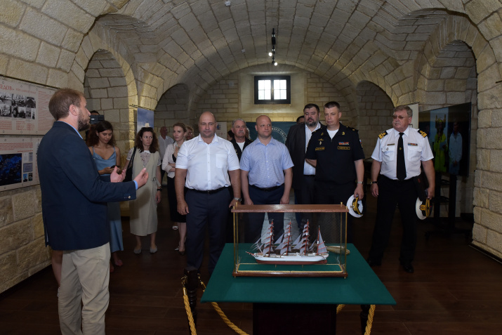 Открытие выставки "Океаны барка "Седов", фото: Ю. Югансон