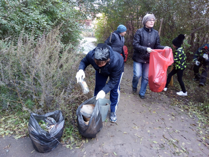 Участники акции. Фото заповедника "Хакасский"