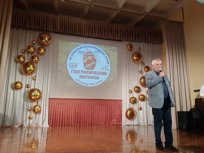 Выступление А.А. Столярова - автора турнира. Фото Е. Гончаров