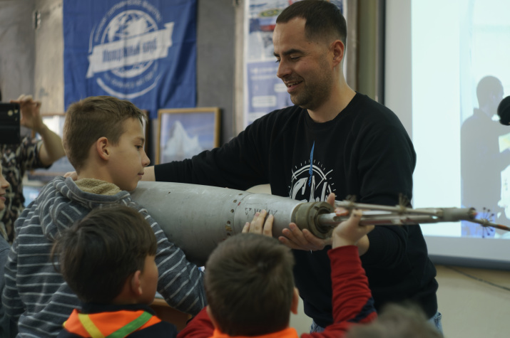 На экскурсии. Фото: Саратовское областное отделение РГО Архив Молодежного клуба РГО