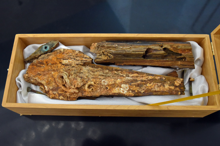 Заседание Морской коллегии, фрагмент фрегата "Паллада", фото:Ю.Югансон