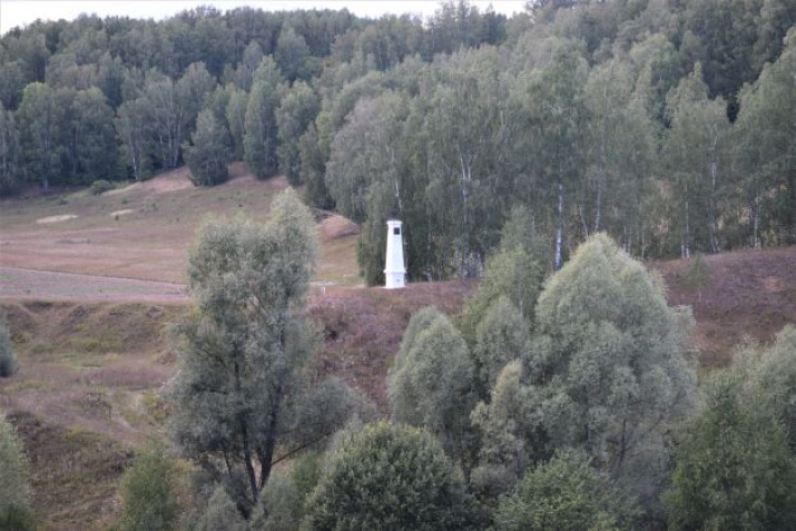 Столб пограничный. Фото Е. Гончаров