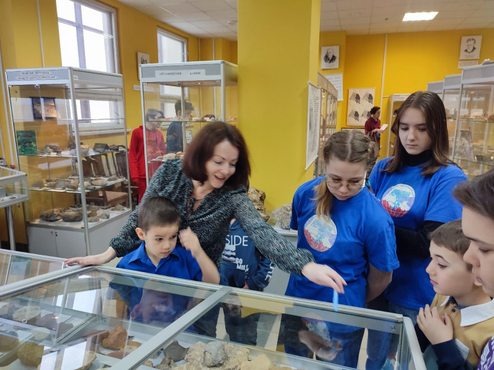 В геологическом музее. Фото: ОГУ