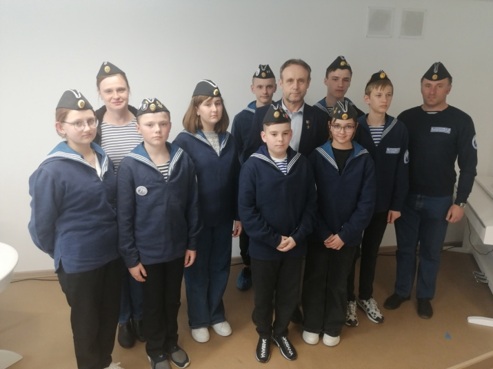 Корабелы с Сергеем Залётиным. Фото: Татьяна Гавриченко