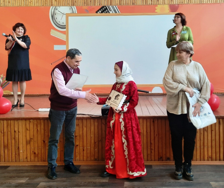 Награждение победителей проекта от Архангельского отделения Русского географического общества