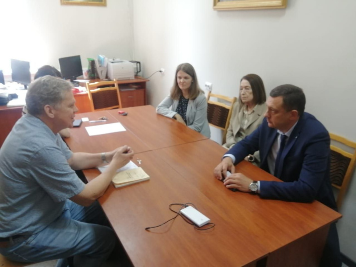 На кафедре географии. Фото: Грабенко Е.