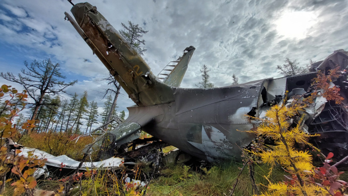 The remains of an American A-20 "Boston" aircraft. Photo: Pavel Filin