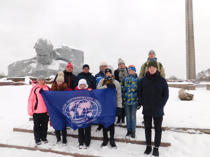 Участники поездки в Брестской крепости. Фото: Тульское отделение РГО