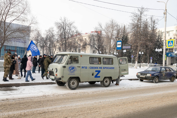 Гуманитарная помощь для бойцов СВО была собрана в кратчайшие сроки. Фото: пресс-служба РО РГО в РБ