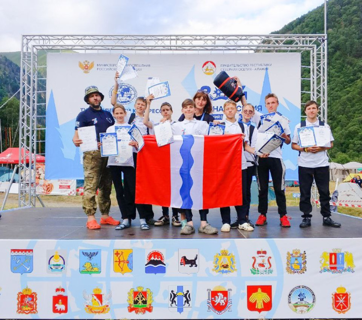 Омская сборная на Всероссийском слете юных туристов. Фото: без автора