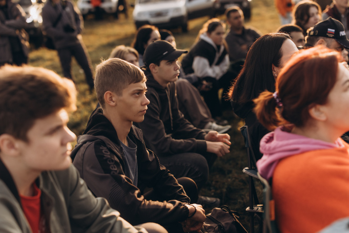 Участники "НЕурока географии". Фото: Данатэлла Цалиева