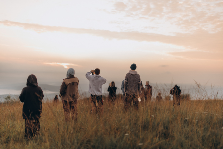 Участники "НЕурока географии". Фото: Данатэлла Цалиева