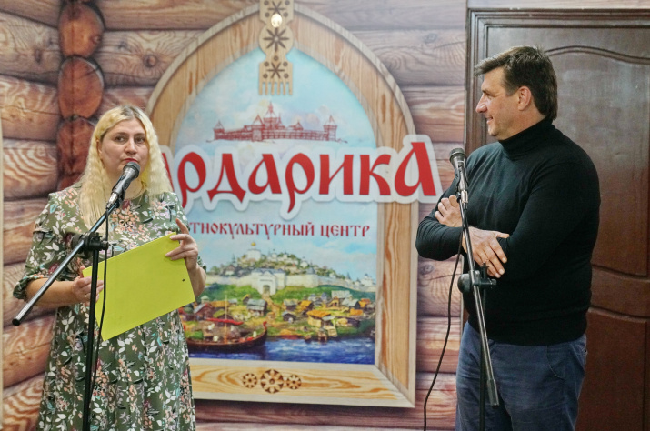 Надежда Бурыгина и Игорь Пантюшов открыли мероприятие, фото Бориса Тишулина