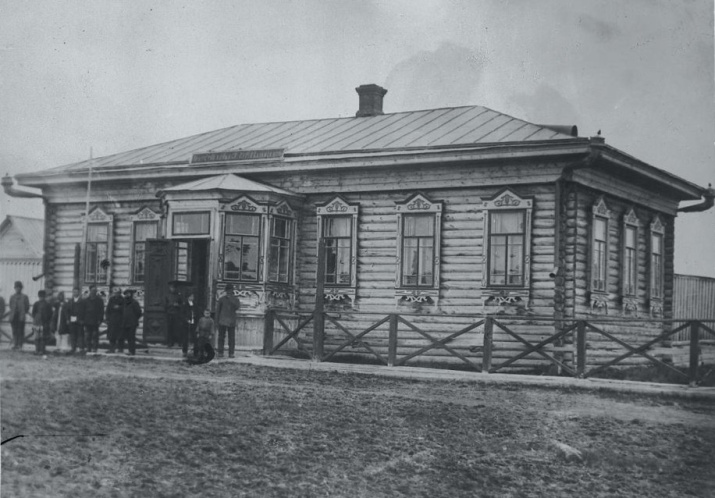 Обдорский музей и библиотека. 1914 г. Фото: Шухов И.Н. Кунсткамера г. Санкт-Петербург.