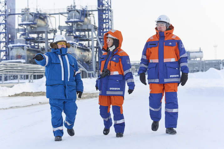 Представители РГО побывали на объектах нефтедобычи Мессояхи. Фото: Сергей Полюхов.