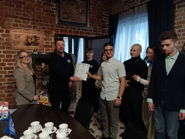 Награждение участников проекта