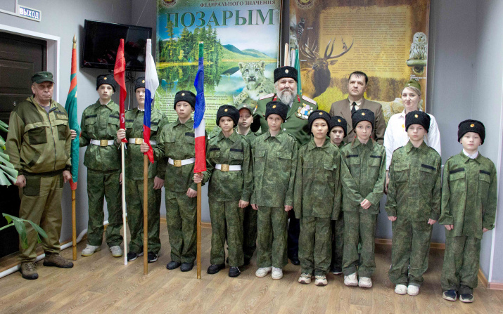 Участники мероприятия - представители казачества 