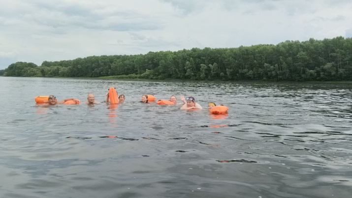 Участники заплыва