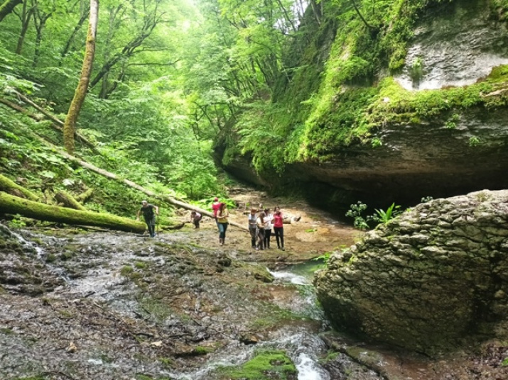 Жители Армавира в походе. Фото: Армавирское отделение РГО