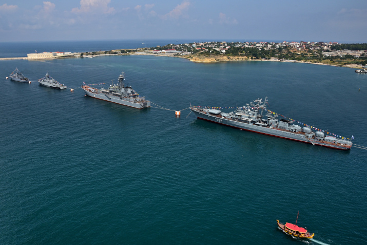 Парад на День Военно-морского флота в Севастополе в 2021 году. Фото: Юрий Югансон/ Севастопольское городское отделение РГО