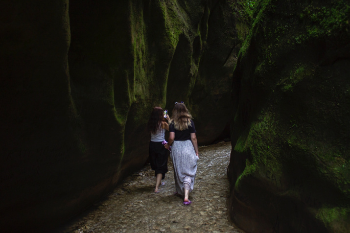 В теснине Сельментаузен. Фото: собственность АРМАТ