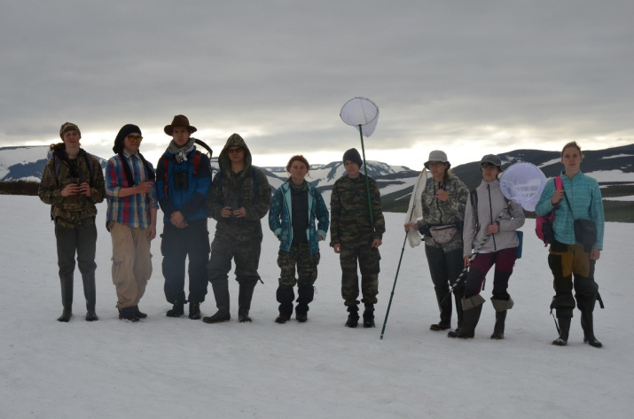 Маршрут в районе бывшего ледника МГУ. Фото: Сергей Рупасов