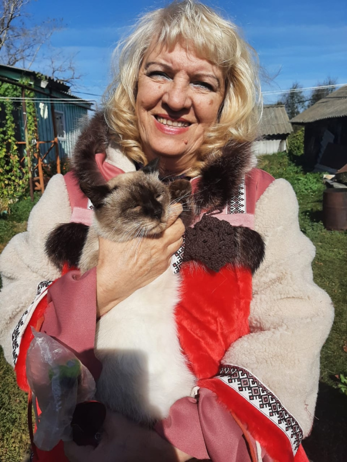 Евгения Пискунова в образе Белой Росомахи, фото Юриса Жардецкиса