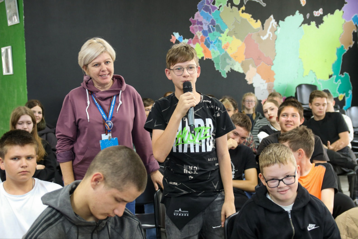 Вопросы участников "Классной встречи". Фото: комплекс отдыха и развития «Чумляк»