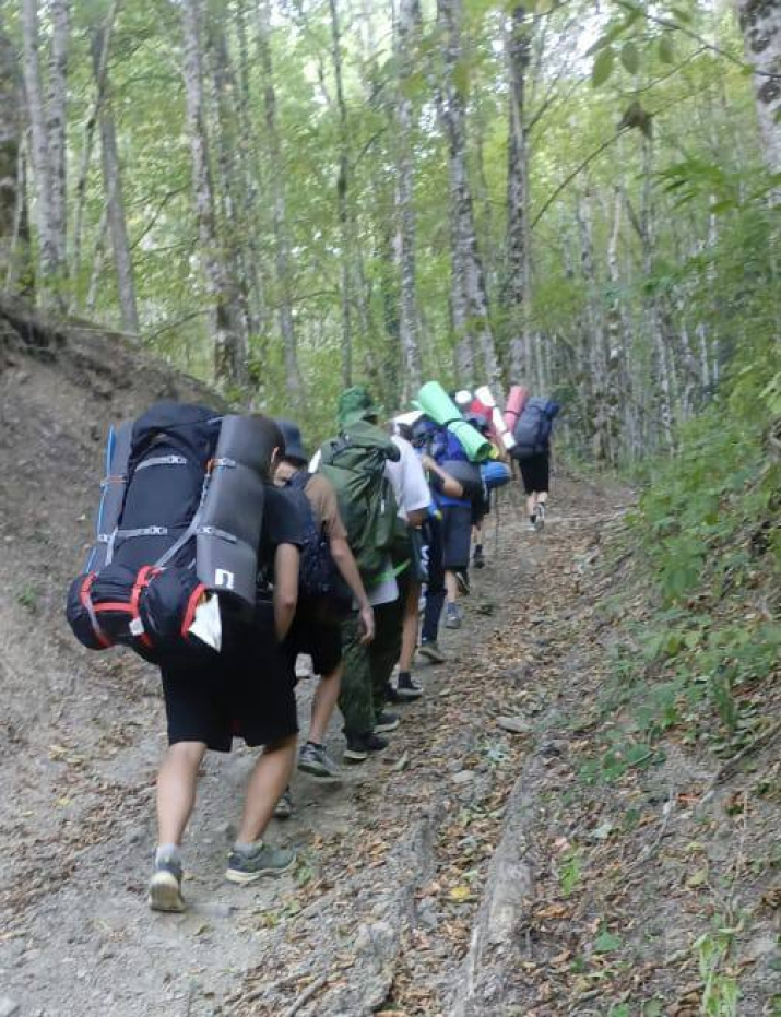 Участники похода. Фото: Апшеронское отделение РГО