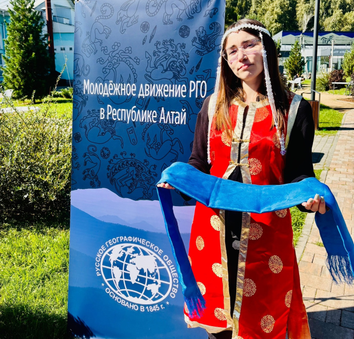 Руководитель Молодежного центра РГО Бурятии Анастасия Павлова