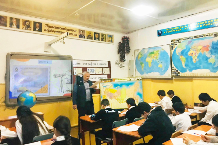 В селе Новочуртах Новолакского района республики также поддержали акцию. Фото: Дагестанское отделение РГО