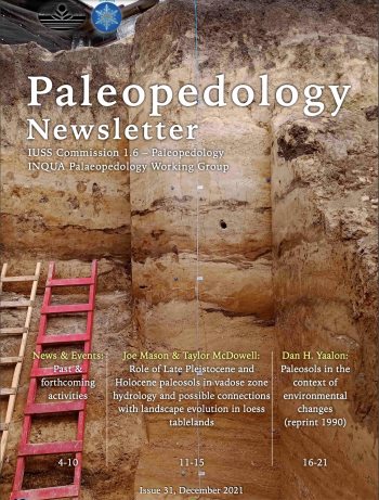 Разрез Костенки-17 на обложке журнала Paleopedology newsletter