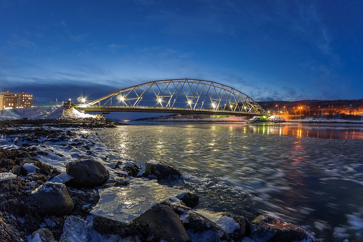 Мост Через Кольский Залив Фото