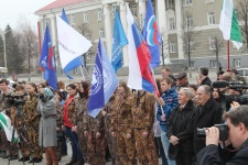 Курган, Центральная площадь. Старт автопробега