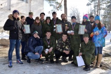 Команда Апшеронского лесохозяйственного техникума &quot;Лидер&quot; с руководителем Юрием Ситниченко