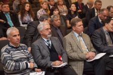Participants of «Geographical societies of the world: perspectives of cooperation» roundtable at the Society Festival  Representatives of geographical organizations of foreign countries told about the plans of cooperation with the Russian Geographical Soc