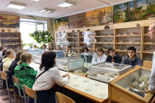 В музее; фото: Пресс-служба Тамбовского областного отделения РГО