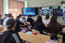 Кинопоказ документального фильма "Севморпуть". Фото: Курганское областное отделение РГО (Зауральское)