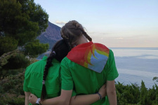 Юбилейная смена в "Артеке". Фото из архива Новосибирского отделения РГО