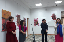 На открытии выставки Жан-Марка Лаже. Фото: Светлана Карпова