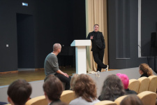 Павел Кравченко на Фестивале науки в Завидово. Фото представлено пресс-службой РЦШО "Завидово"